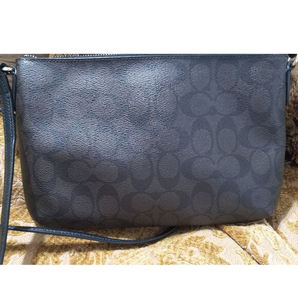 👉FREE SHIPPING! Coach New York Signature Canvas Crossbody Bag(No Tag) - Picture 8 of 14